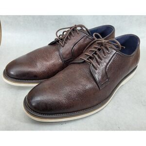 Moretti Lazaro (Sz 11 D) Mens Brown Leather Lace-Up Oxford Dress Shoes